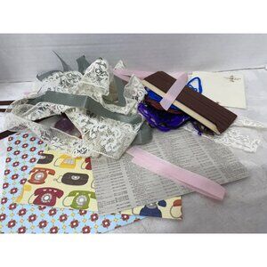 Do You Make Your Own Junk Journal? Ribbon Paper Yarn Craft Project